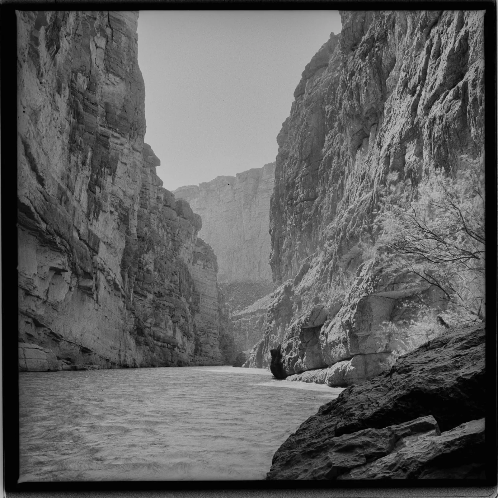 The epically huge Santa Elena Canyon in Big Bend,.